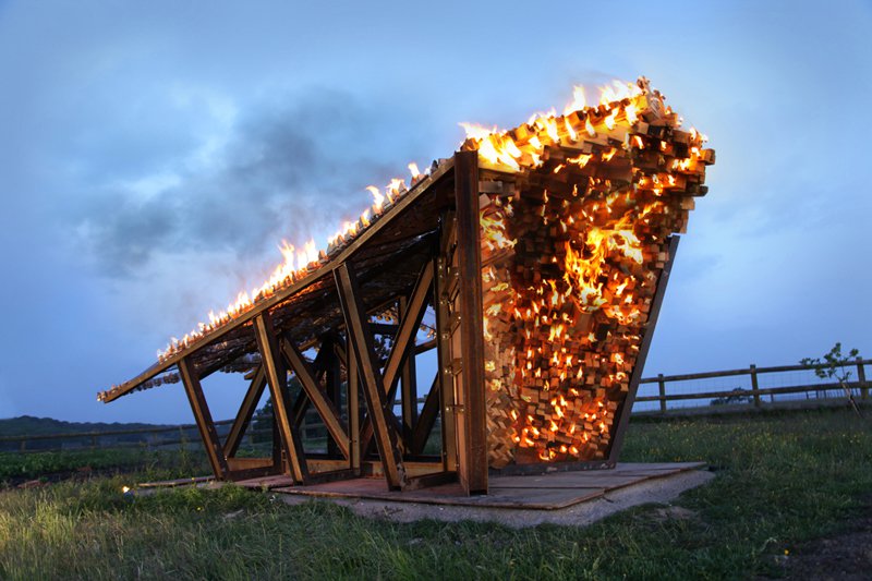 Burning Sculpture