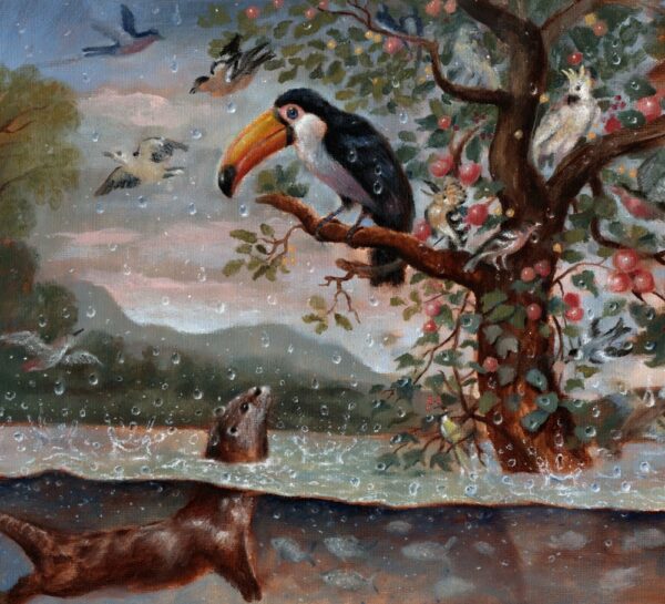 Otter with Toucan